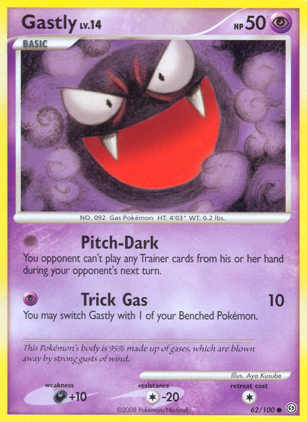 Gastly (62/100) [Diamond & Pearl: Stormfront] | Gear Gaming Bentonville