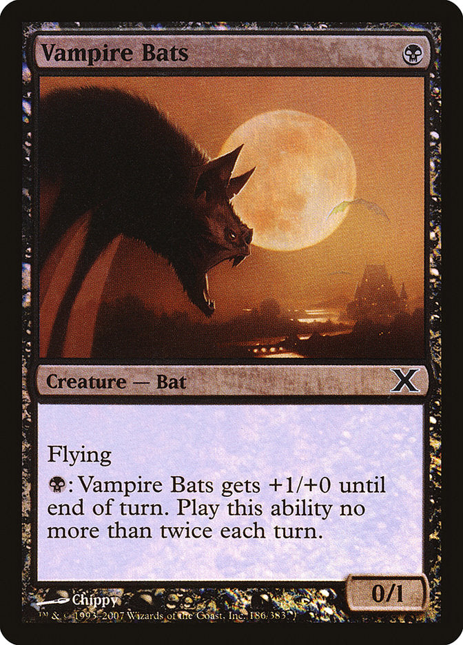 Vampire Bats (Premium Foil) [Tenth Edition] | Gear Gaming Bentonville