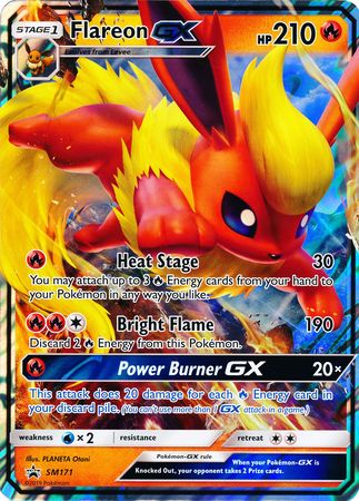 Flareon GX (SM171) (Jumbo Card) [Sun & Moon: Black Star Promos] | Gear Gaming Bentonville