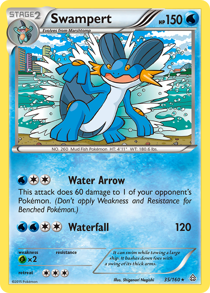 Swampert (35/160) [XY: Primal Clash] | Gear Gaming Bentonville