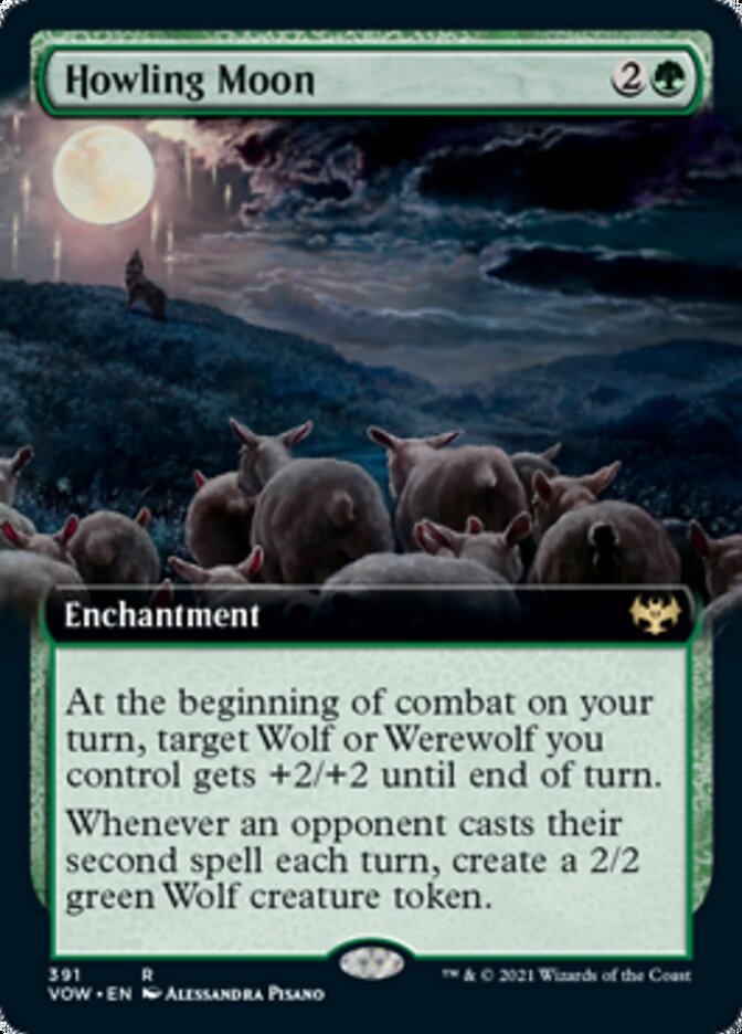 Howling Moon (Extended) [Innistrad: Crimson Vow] | Gear Gaming Bentonville