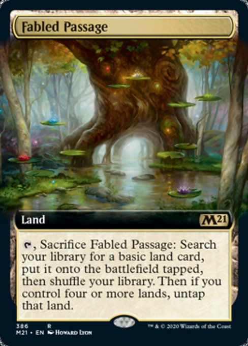 Fabled Passage (Extended Art) [Core Set 2021] | Gear Gaming Bentonville