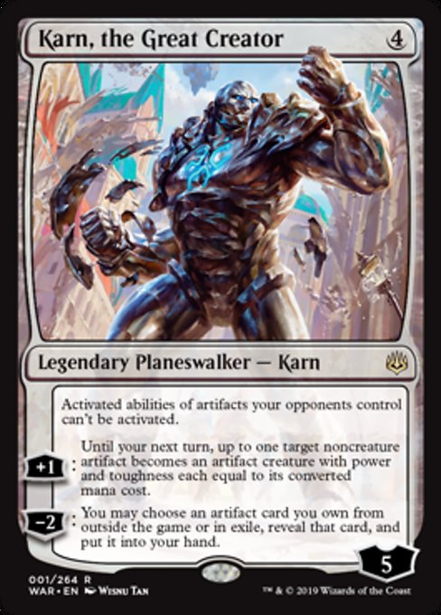 Karn, the Great Creator [War of the Spark] | Gear Gaming Bentonville