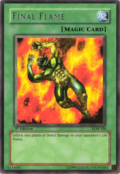 Final Flame [LOB-100] Rare | Gear Gaming Bentonville
