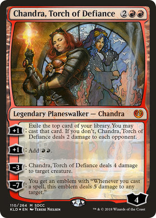 Chandra, Torch of Defiance (SDCC 2018 EXCLUSIVE) [Media Promos] | Gear Gaming Bentonville