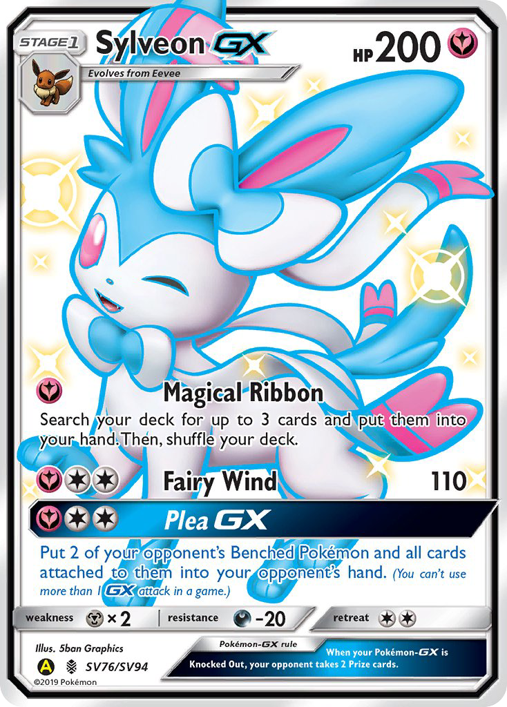 Sylveon GX (SV76/SV94) [Sun & Moon: Hidden Fates - Shiny Vault] | Gear Gaming Bentonville