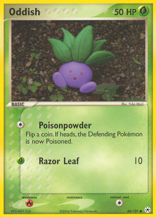 Oddish (68/101) [EX: Hidden Legends] | Gear Gaming Bentonville