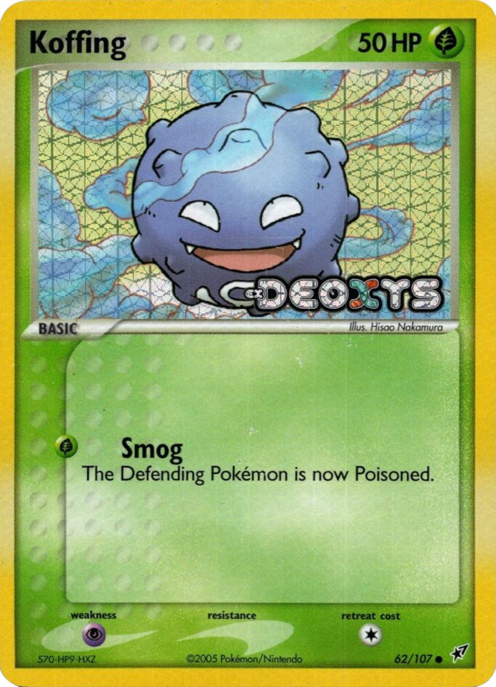 Koffing (62/107) (Stamped) [EX: Deoxys] | Gear Gaming Bentonville