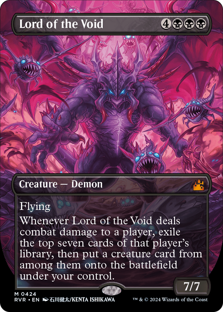 Lord of the Void (Anime Borderless) [Ravnica Remastered] | Gear Gaming Bentonville