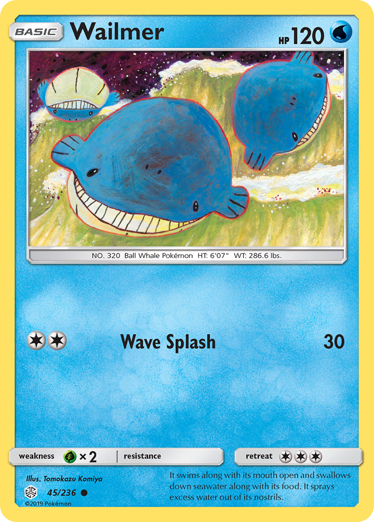 Wailmer (45/236) [Sun & Moon: Cosmic Eclipse] | Gear Gaming Bentonville