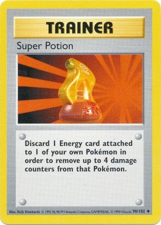 Super Potion (90/102) [Base Set Shadowless Unlimited] | Gear Gaming Bentonville