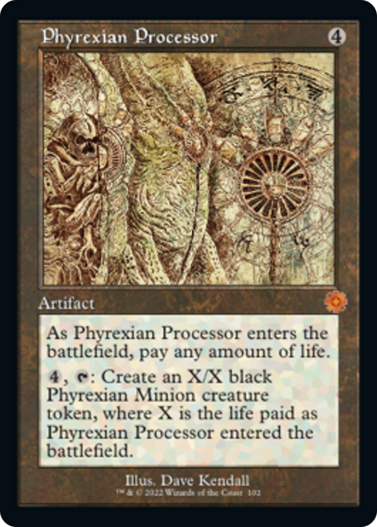 Phyrexian Processor (Retro Schematic) [The Brothers' War Retro Artifacts] | Gear Gaming Bentonville