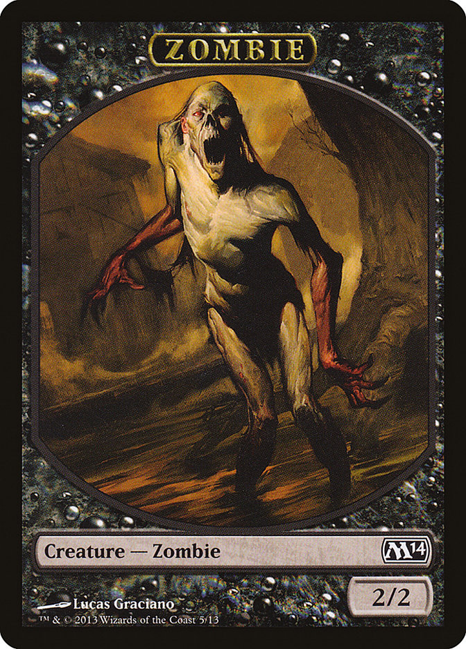 Zombie [Magic 2014 Tokens] | Gear Gaming Bentonville