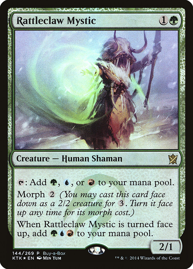 Rattleclaw Mystic (Buy-A-Box) [Khans of Tarkir Promos] | Gear Gaming Bentonville