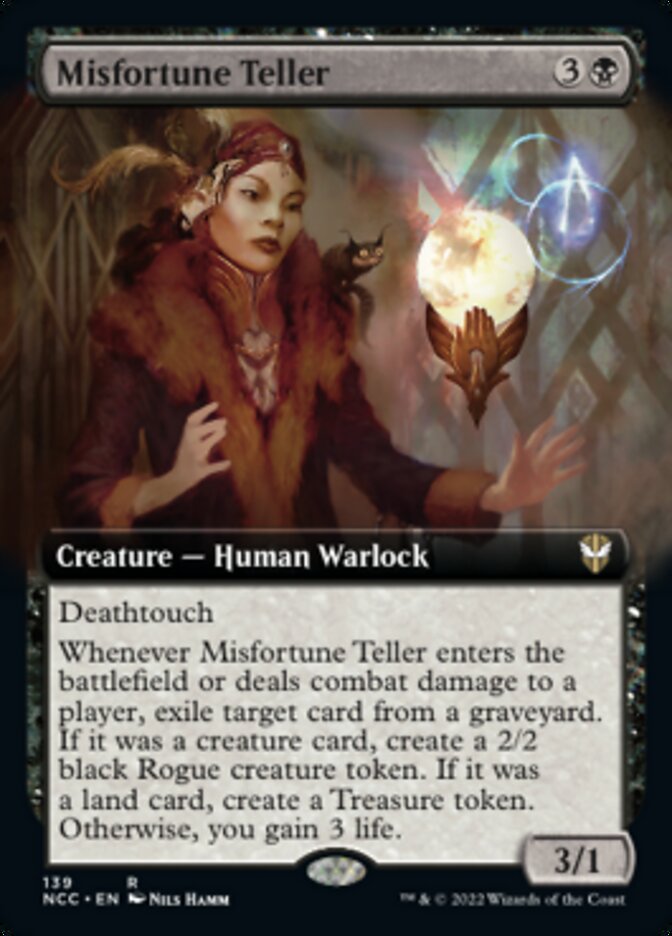 Misfortune Teller (Extended Art) [Streets of New Capenna Commander] | Gear Gaming Bentonville