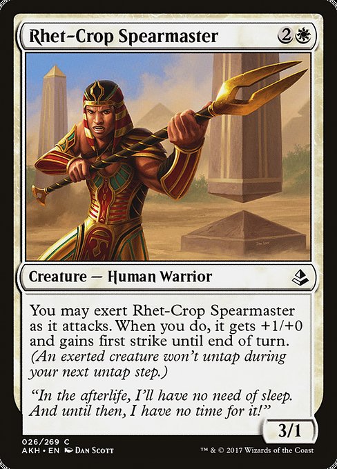 Rhet-Crop Spearmaster [Amonkhet] | Gear Gaming Bentonville