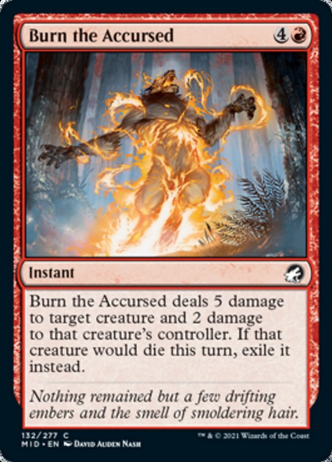 Burn the Accursed [Innistrad: Midnight Hunt] | Gear Gaming Bentonville