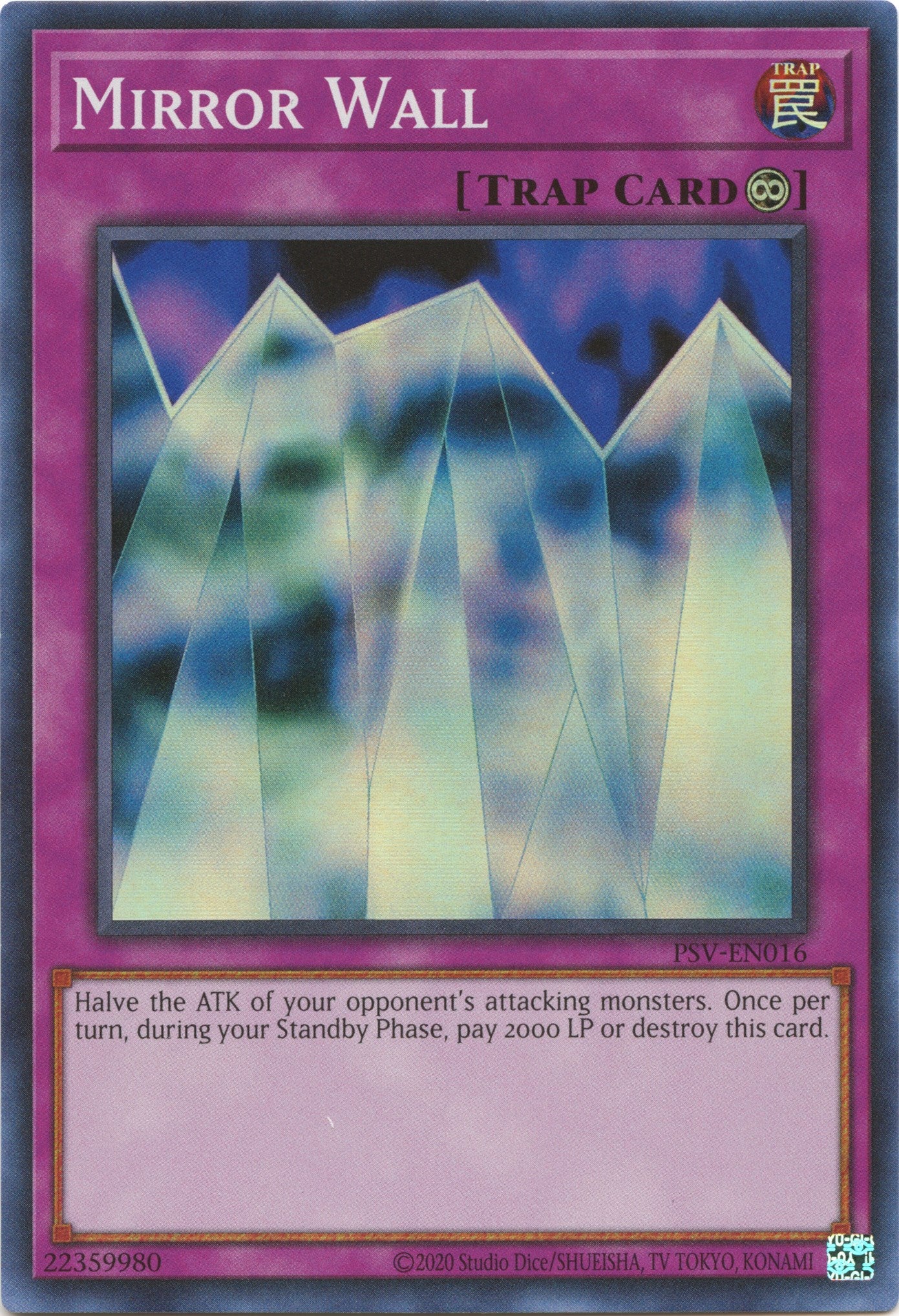 Mirror Wall (25th Anniversary) [PSV-EN016] Super Rare | Gear Gaming Bentonville