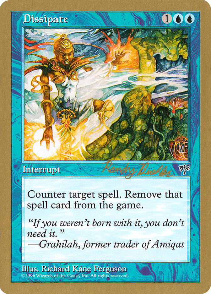 Dissipate (Randy Buehler) [World Championship Decks 1998] | Gear Gaming Bentonville