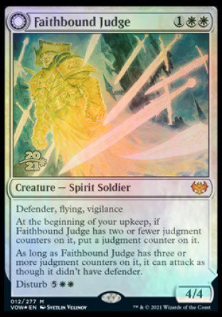 Faithbound Judge // Sinner's Judgment [Innistrad: Crimson Vow Prerelease Promos] | Gear Gaming Bentonville