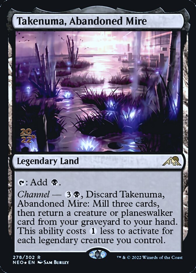 Takenuma, Abandoned Mire [Kamigawa: Neon Dynasty Prerelease Promos] | Gear Gaming Bentonville