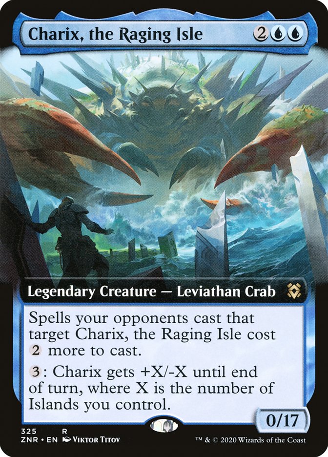 Charix, the Raging Isle (Extended Art) [Zendikar Rising] | Gear Gaming Bentonville