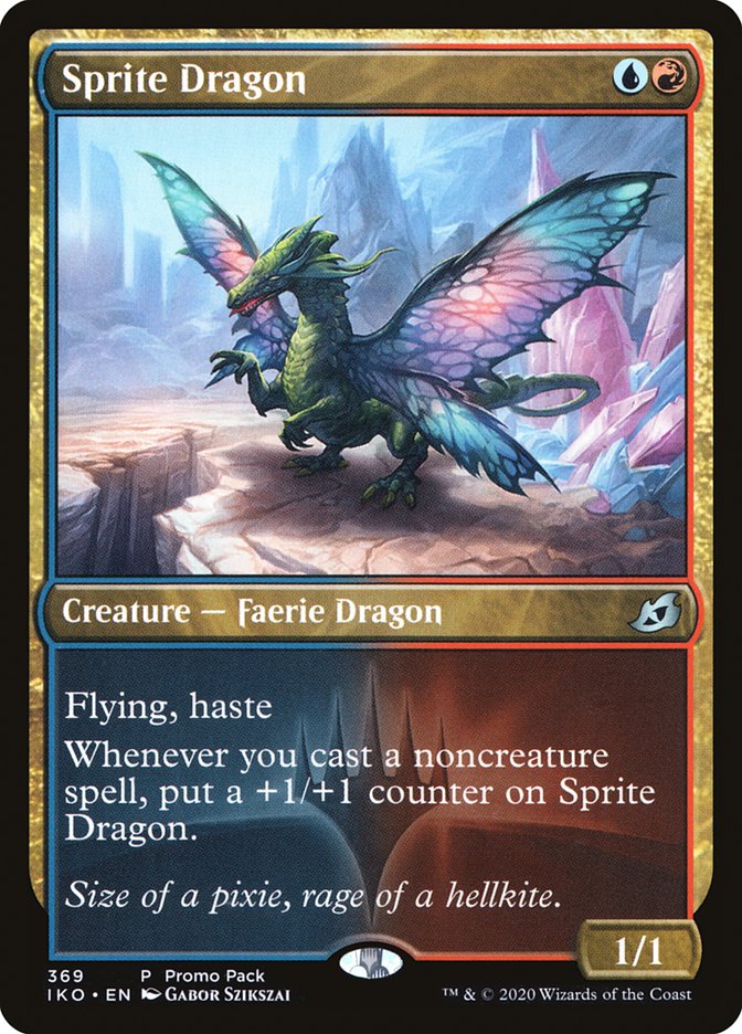 Sprite Dragon (Promo Pack) [Ikoria: Lair of Behemoths Promos] | Gear Gaming Bentonville