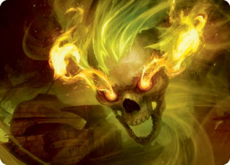 Flameskull Art Card [Dungeons & Dragons: Adventures in the Forgotten Realms Art Series] | Gear Gaming Bentonville