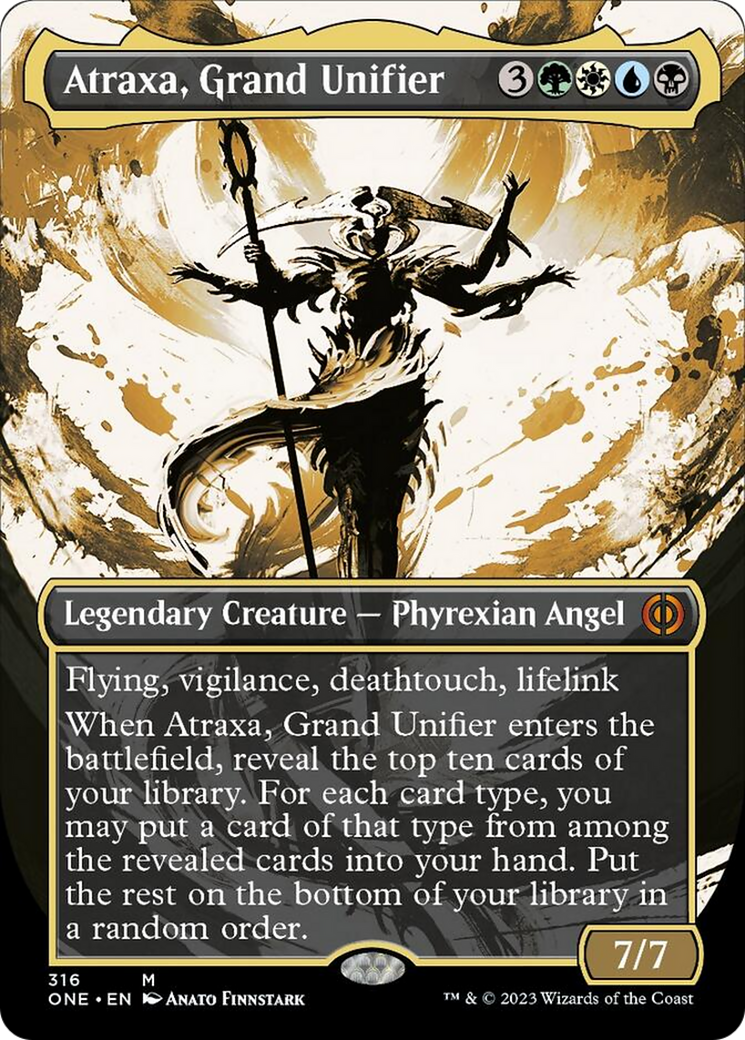 Atraxa, Grand Unifier (Borderless Ichor) [Phyrexia: All Will Be One] | Gear Gaming Bentonville