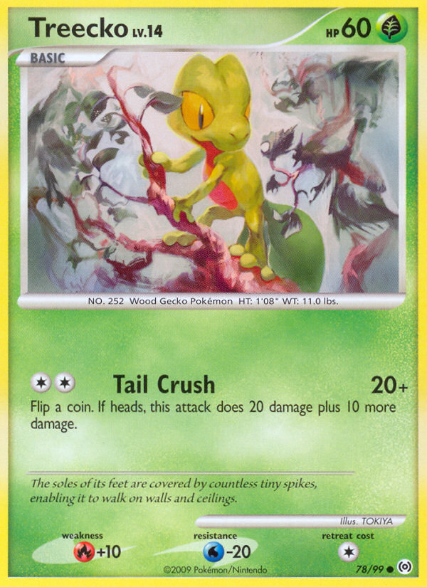 Treecko (78/99) [Platinum: Arceus] | Gear Gaming Bentonville