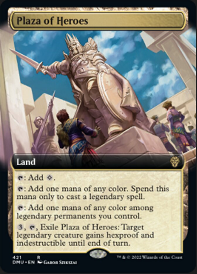 Plaza of Heroes (Extended Art) [Dominaria United] | Gear Gaming Bentonville