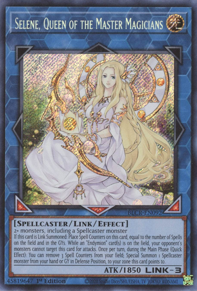 Selene, Queen of the Master Magicians [BLCR-EN092] Secret Rare | Gear Gaming Bentonville