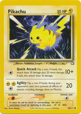 Pikachu (70/111) [Neo Genesis Unlimited] | Gear Gaming Bentonville