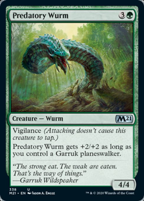 Predatory Wurm [Core Set 2021] | Gear Gaming Bentonville