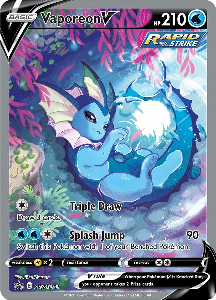 Vaporeon V (SWSH181) [Sword & Shield: Black Star Promos] | Gear Gaming Bentonville