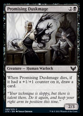 Promising Duskmage [Strixhaven: School of Mages] | Gear Gaming Bentonville