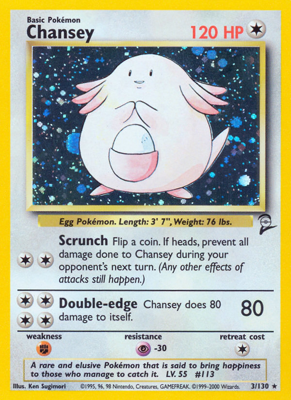 Chansey (3/130) [Base Set 2] | Gear Gaming Bentonville