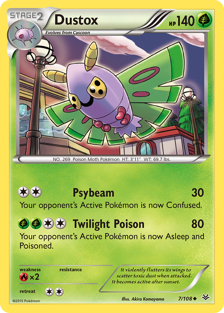 Dustox (7/108) [XY: Roaring Skies] | Gear Gaming Bentonville