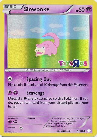 Slowpoke (32/83) (Toys R Us Promo) [XY: Generations] | Gear Gaming Bentonville