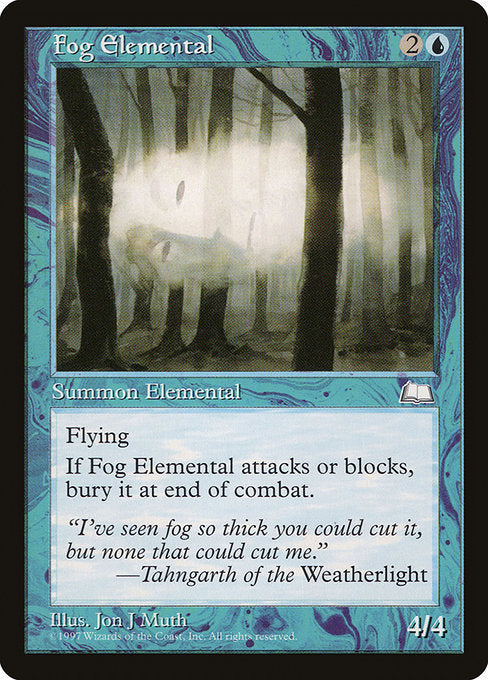 Fog Elemental [Weatherlight] | Gear Gaming Bentonville