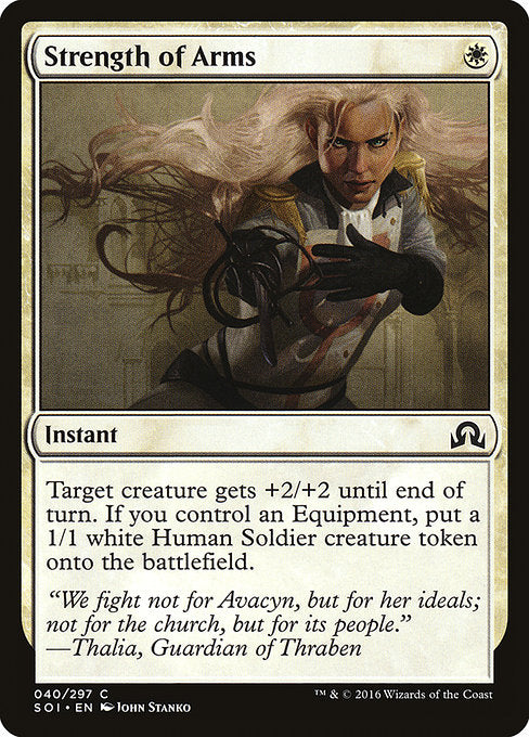 Strength of Arms [Shadows over Innistrad] | Gear Gaming Bentonville