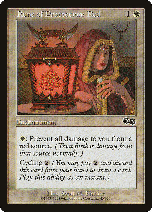 Rune of Protection: Red [Urza's Saga] | Gear Gaming Bentonville