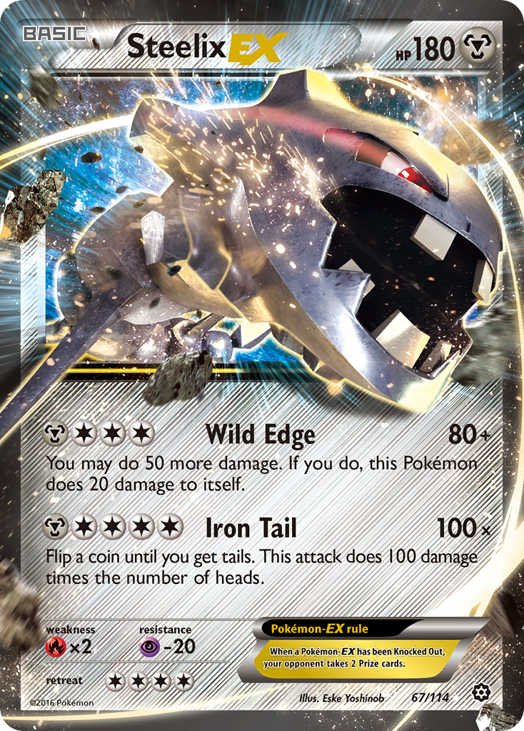 Steelix EX (67/114) [XY: Steam Siege] | Gear Gaming Bentonville