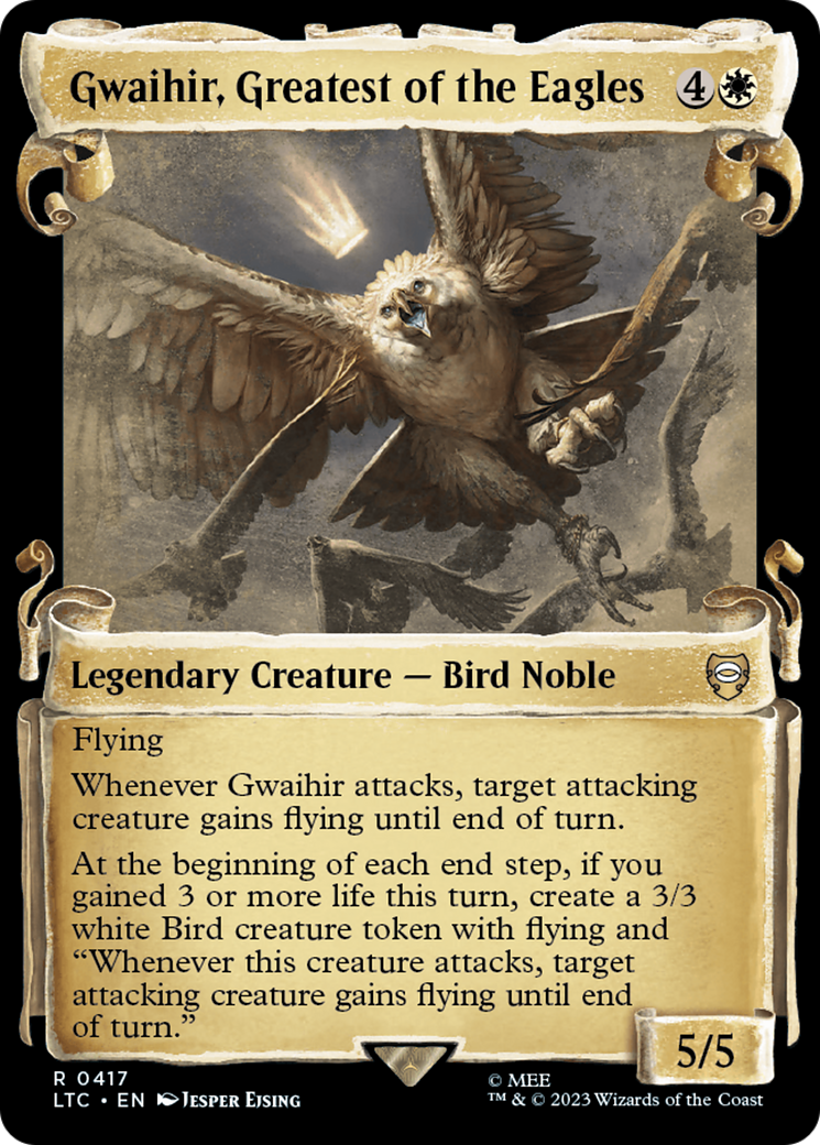 Gwaihir, Greatest of the Eagles [The Lord of the Rings: Tales of Middle-Earth Commander Showcase Scrolls] | Gear Gaming Bentonville