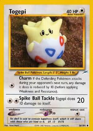 Togepi (56/105) [Neo Destiny Unlimited] | Gear Gaming Bentonville