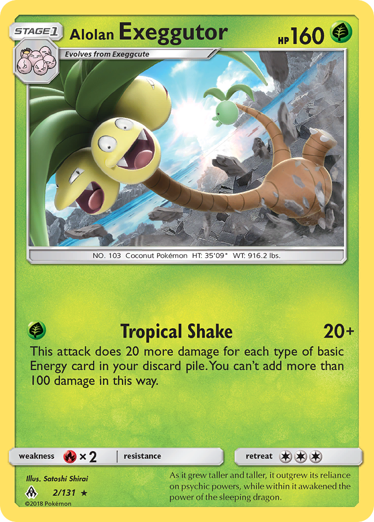 Alolan Exeggutor (2/131) [Sun & Moon: Forbidden Light] | Gear Gaming Bentonville