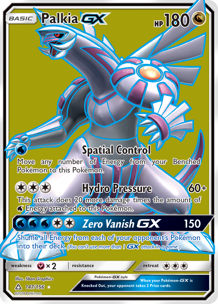 Palkia GX (147/156) [Sun & Moon: Ultra Prism] | Gear Gaming Bentonville