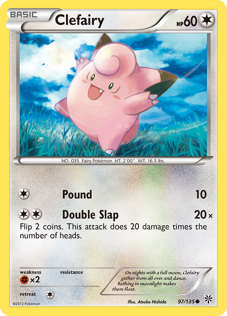 Clefairy (97/135) [Black & White: Plasma Storm] | Gear Gaming Bentonville