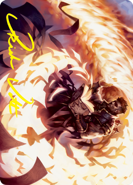 Revel in Silence Art Card (Gold-Stamped Signature) [Strixhaven: School of Mages Art Series] | Gear Gaming Bentonville