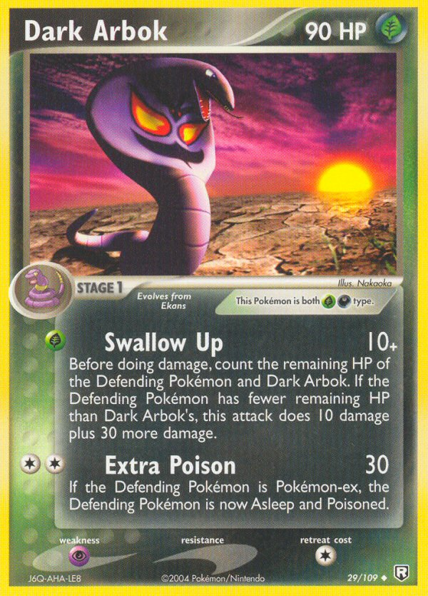 Dark Arbok (29/109) [EX: Team Rocket Returns] | Gear Gaming Bentonville